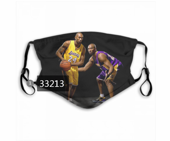 2021 NBA Los Angeles Lakers #24 kobe bryant 33213 Dust mask with filter